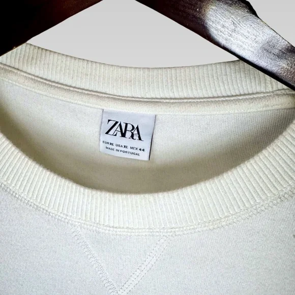 Zara Men's White Sweatshirt - XL - Picture 16 of 16